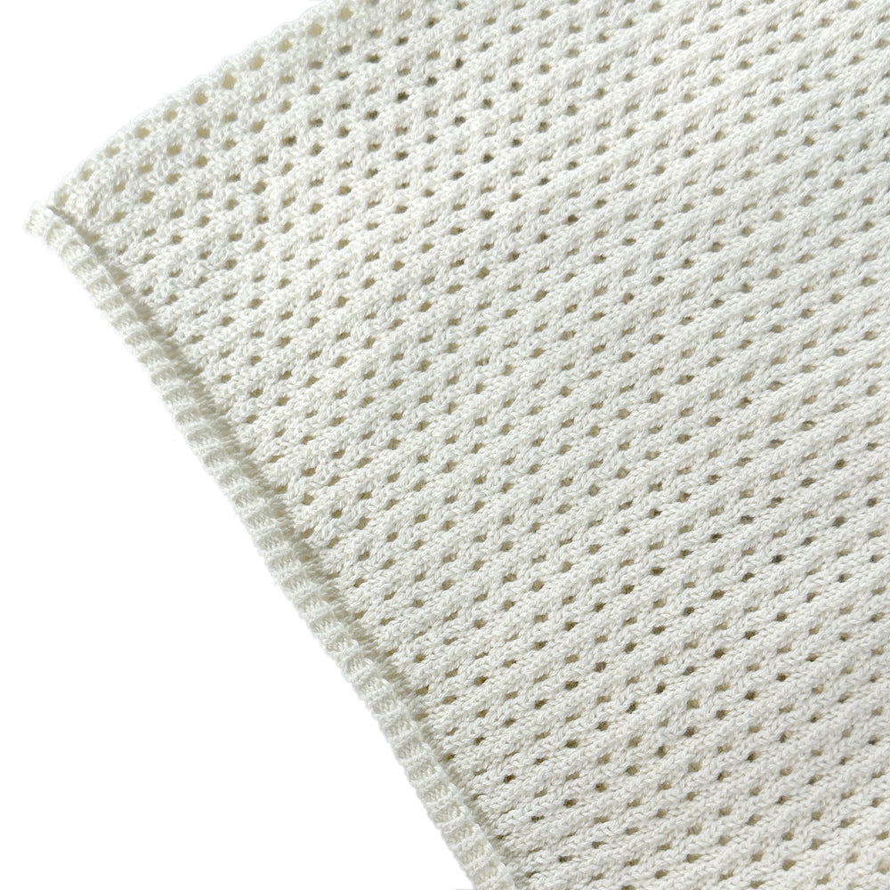 Cropped Knit Mesh OE Jersey