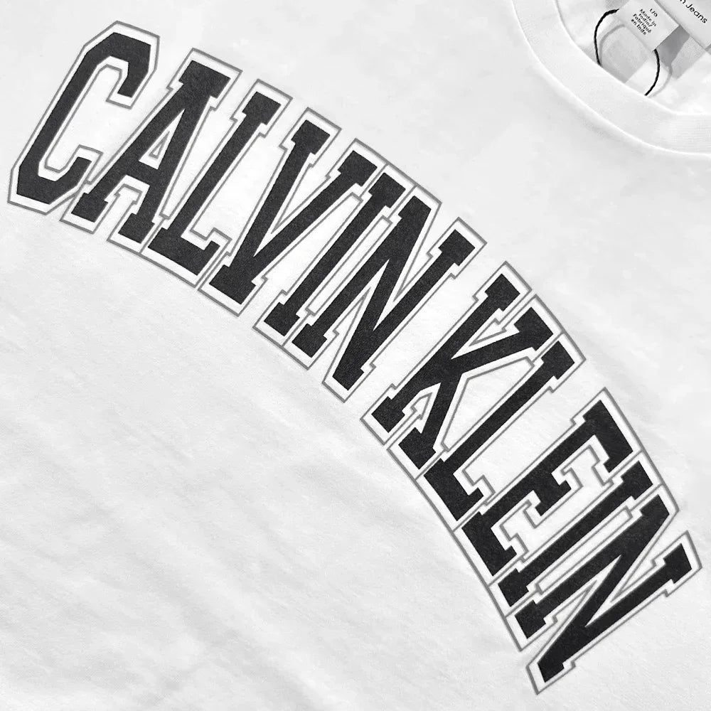 Curve Varsity Logo Tee - CALVIN KLEIN - VENTURER