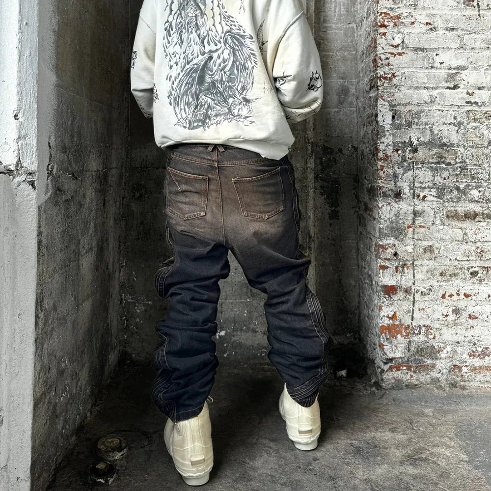 XWORE NYC(ウォー) 商品ページ - Waved Dirty Denim - Black