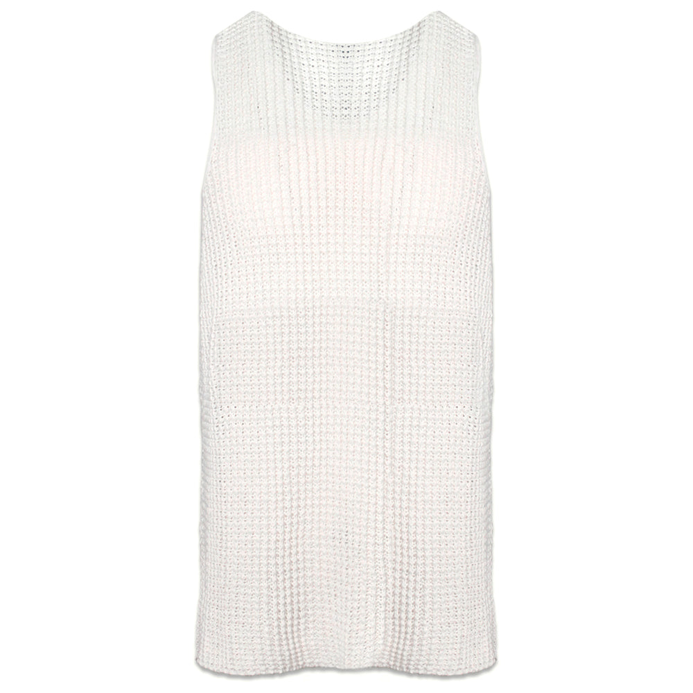 Goth Knit Crochet Tank