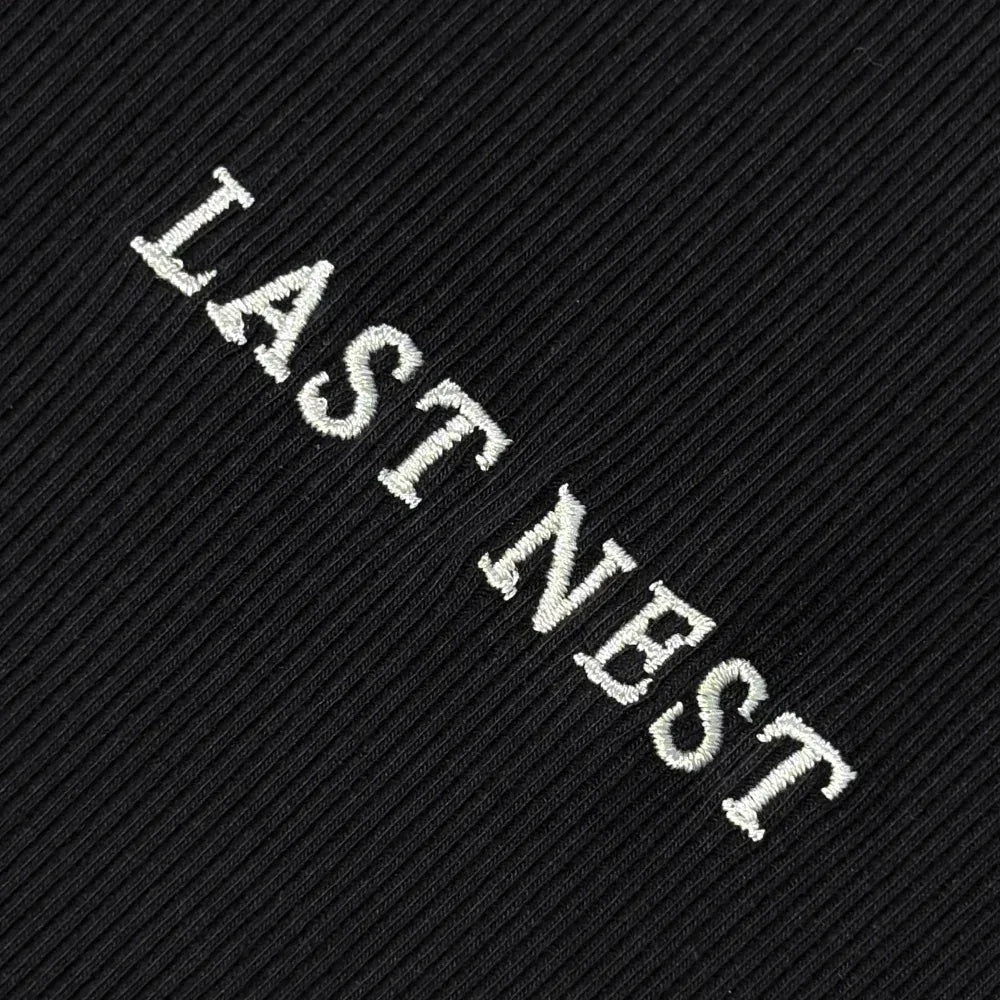 LAST NEST(ラストネスト)商品ページ - Logo Emb Tank Top - Black