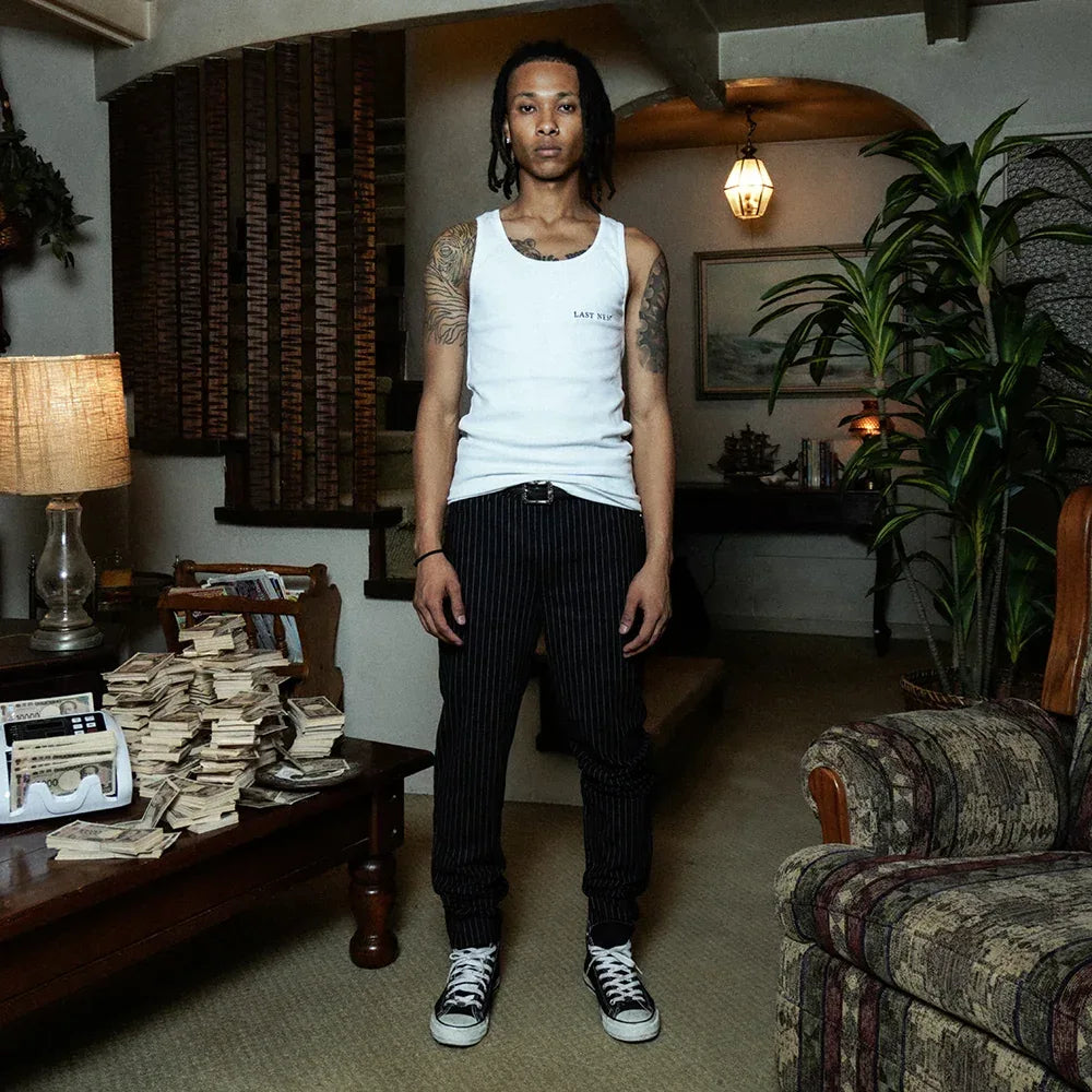 last nest タンクトップ LAST NEST(ラストネスト)商品ページ - Vintage Logo Tank Top - Black