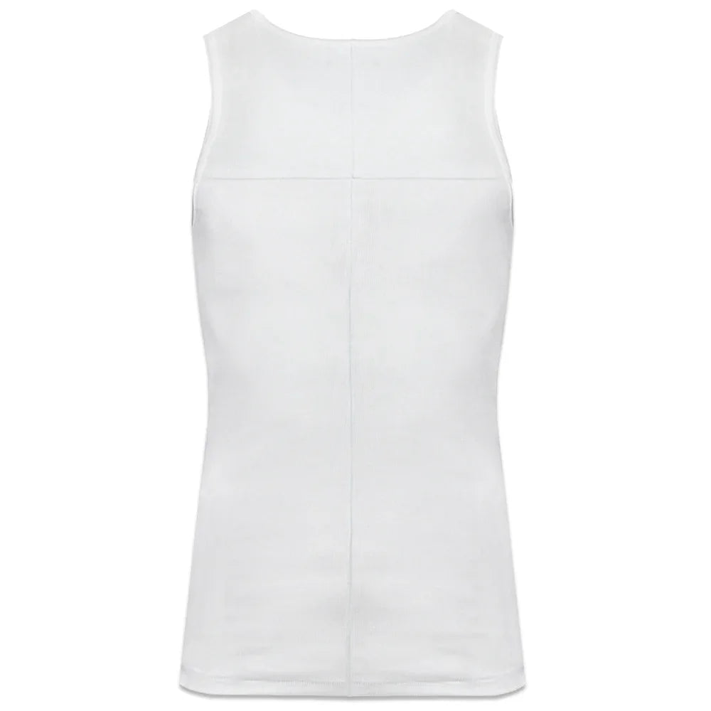 LAST NEST(ラストネスト)商品ページ - Logo Emb Tank Top - White