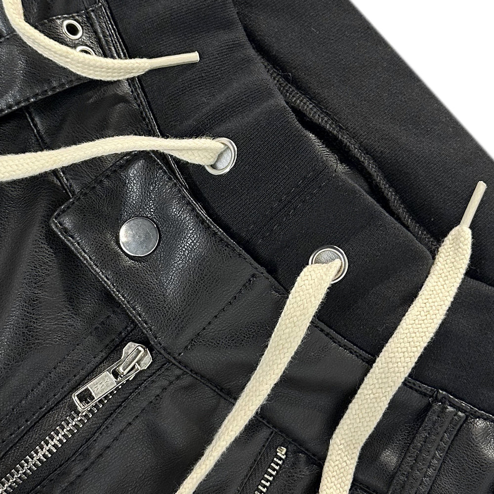 Ghidorah Chaos Leather Cargo Pants