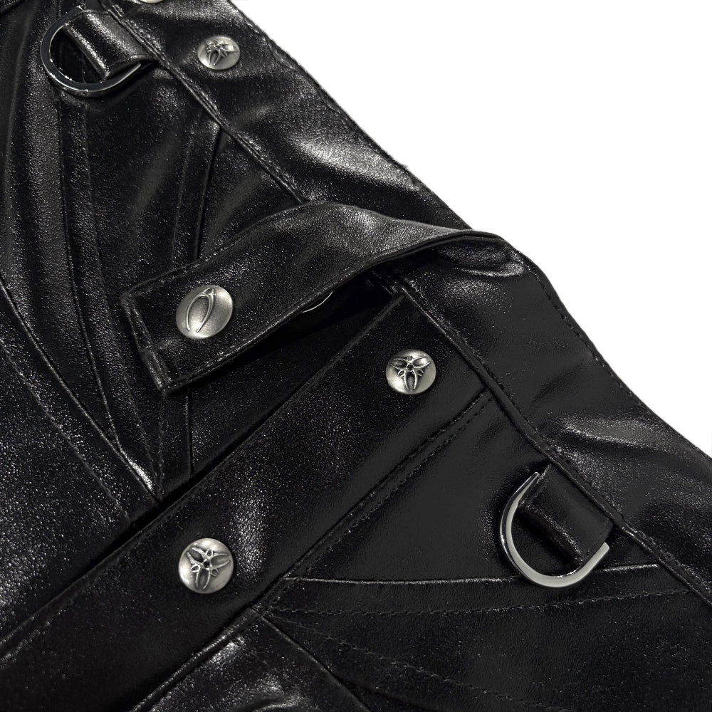 005 Chaos Dream Leather Skirt Pants