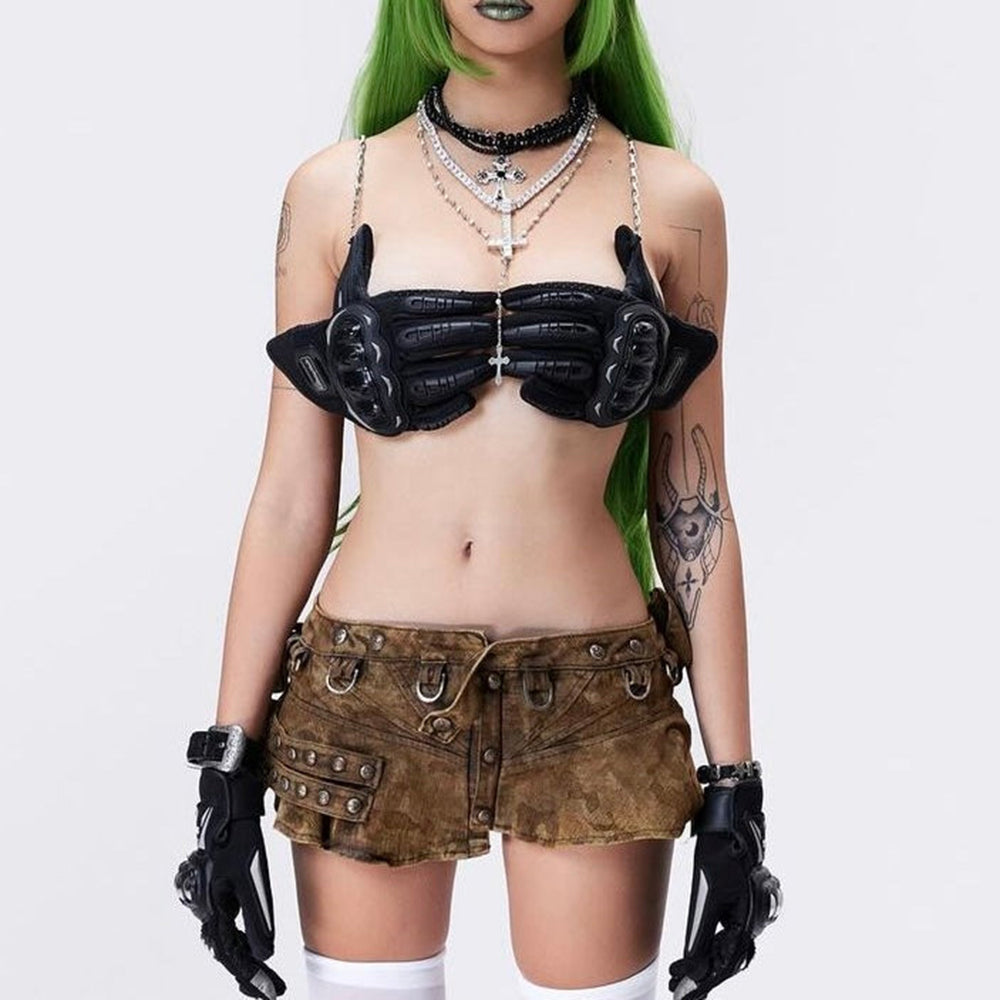 Chaos Dream Waxed Camo Skirt