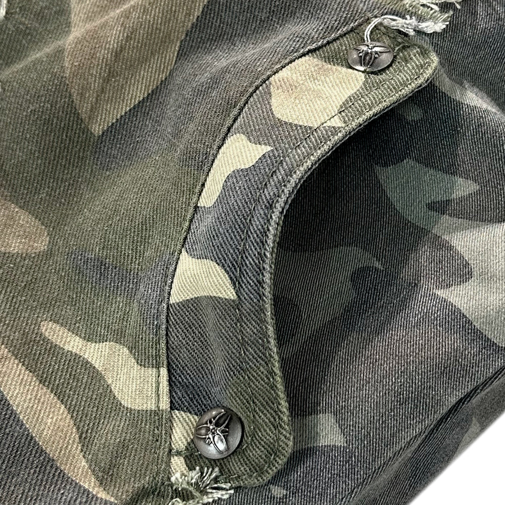 Chaos Dream Waxed Camo Bomber Jacket