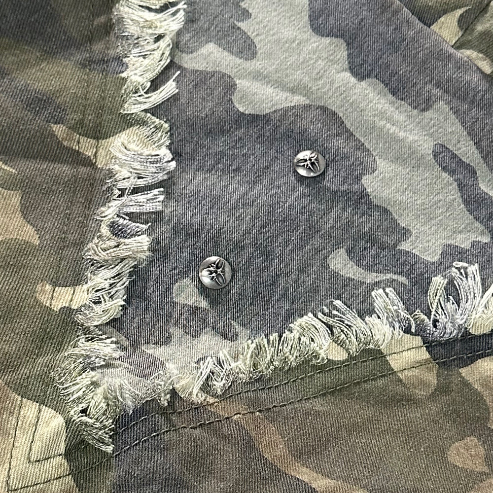 Chaos Dream Waxed Camo Bomber Jacket