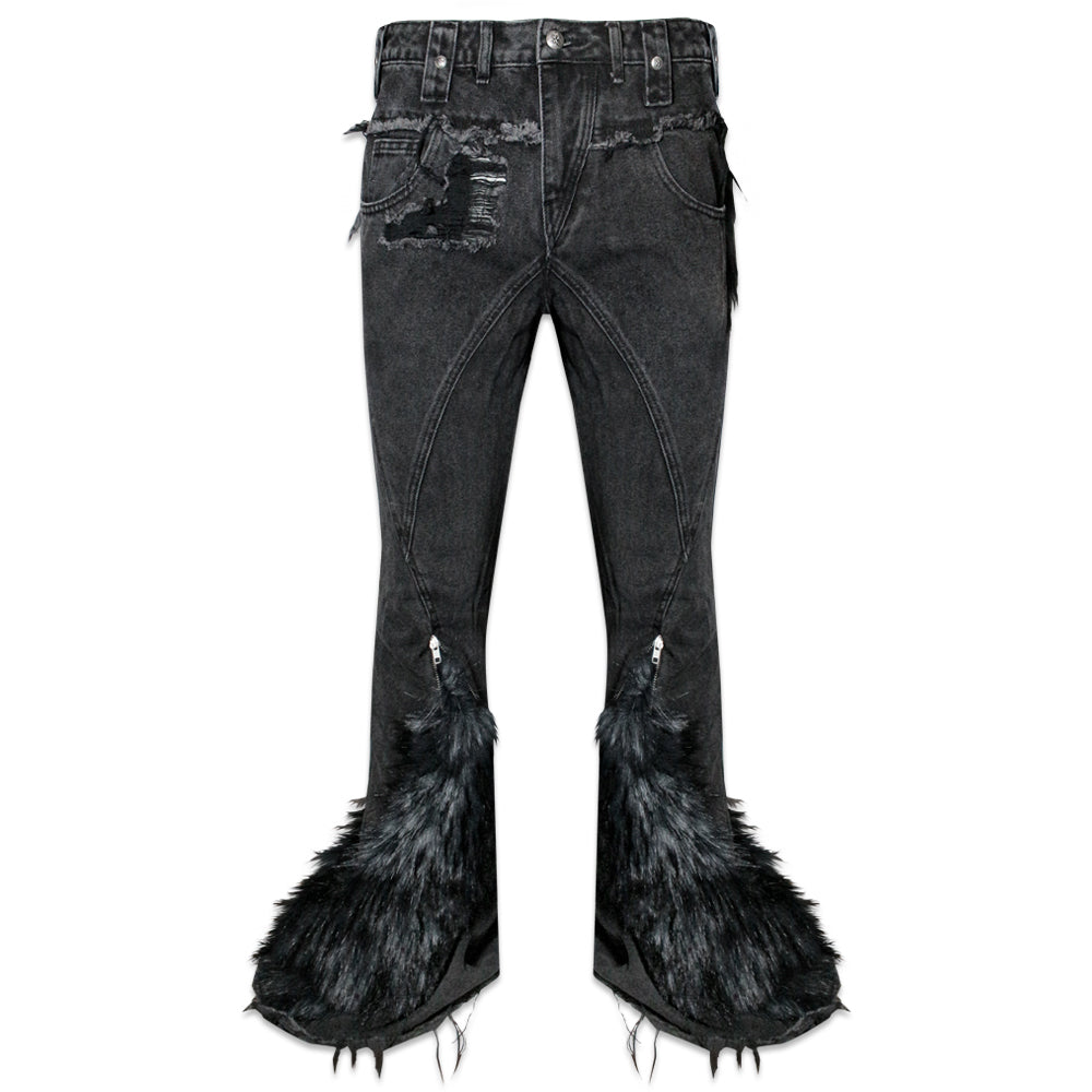 Chaos Dream Fur Flare Jeans
