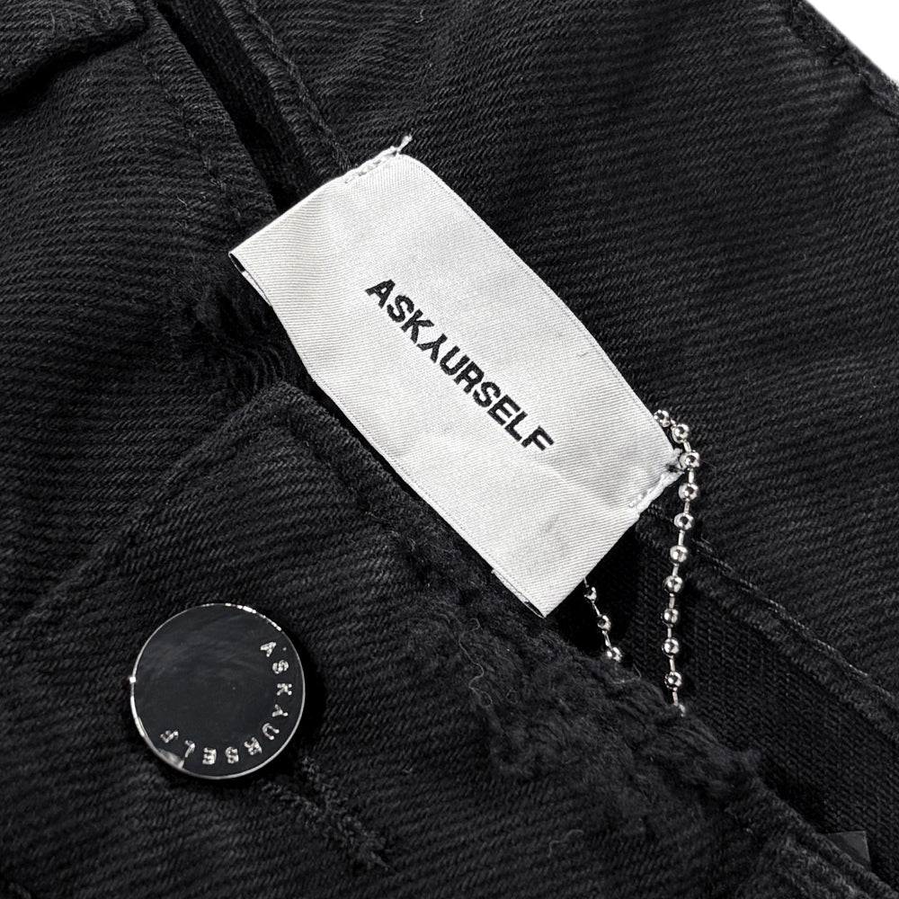 Frayed Baggy Denim Shorts