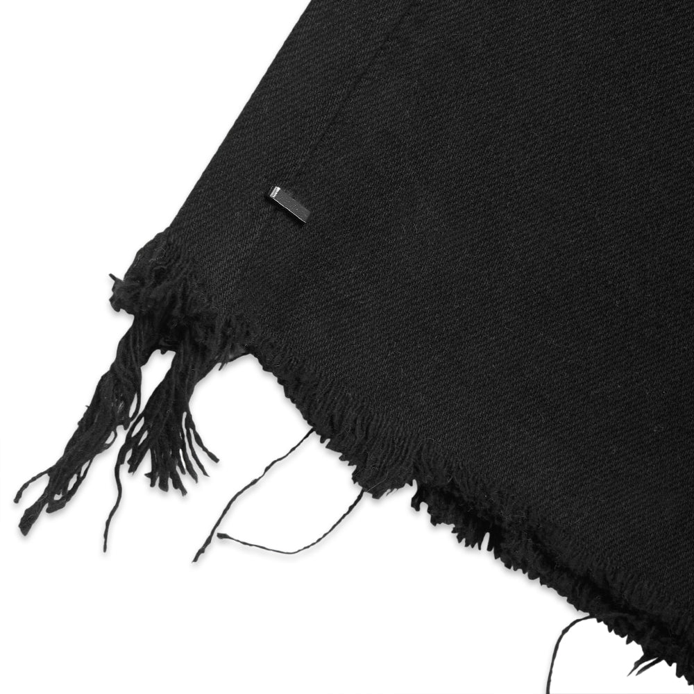 Frayed Baggy Denim Shorts