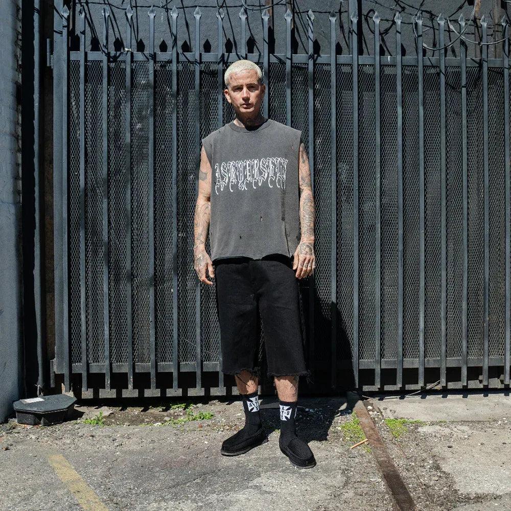 ASKYURSELF (アスクユアセルフ)商品ページ - Frayed Baggy Denim