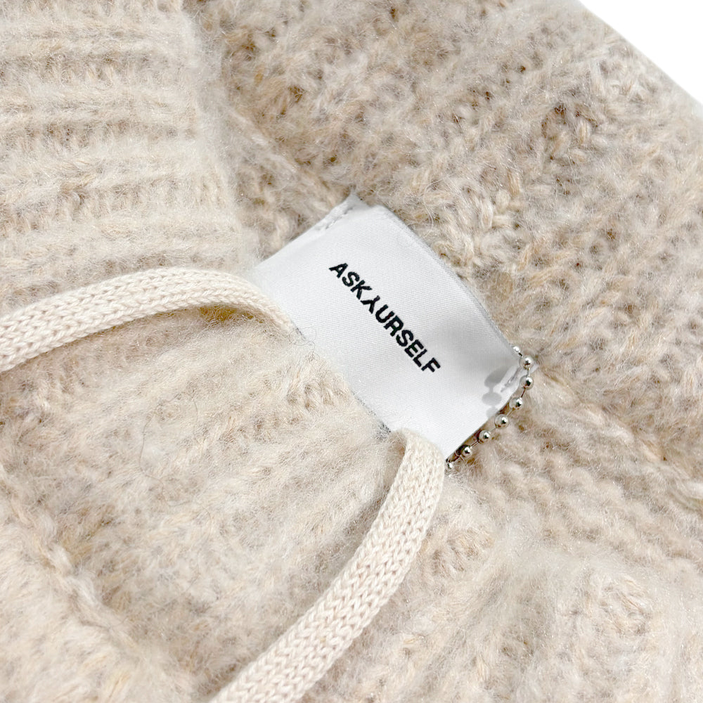 Brushed Cross Knit Shorts