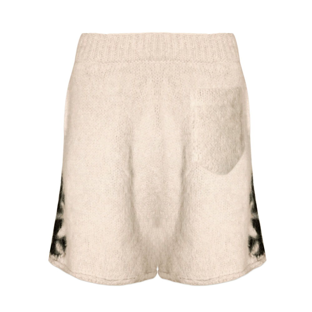 Brushed Cross Knit Shorts