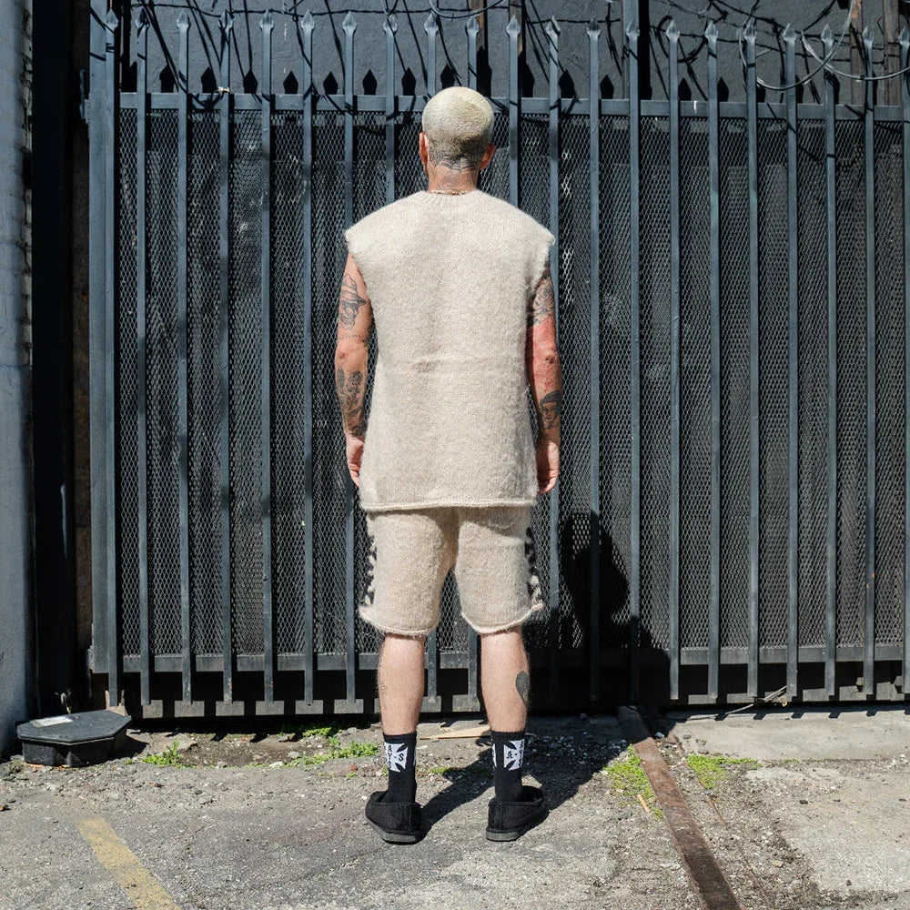 ASKYURSELF (アスクユアセルフ)商品ページ - Brushed Cross Knit