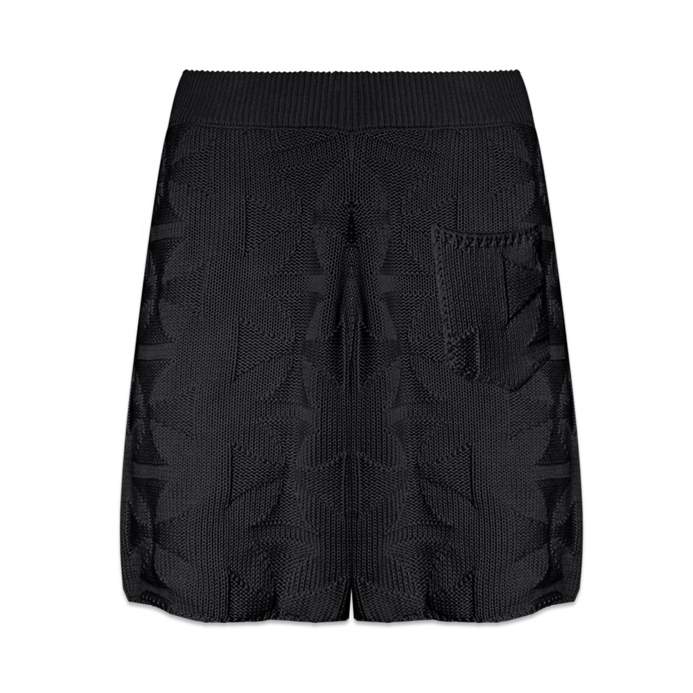 Mono Cross Knit Shorts