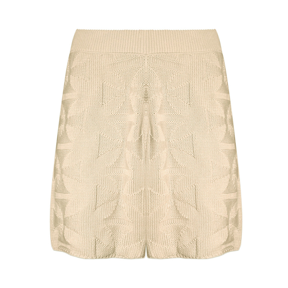 Mono Cross Knit Shorts