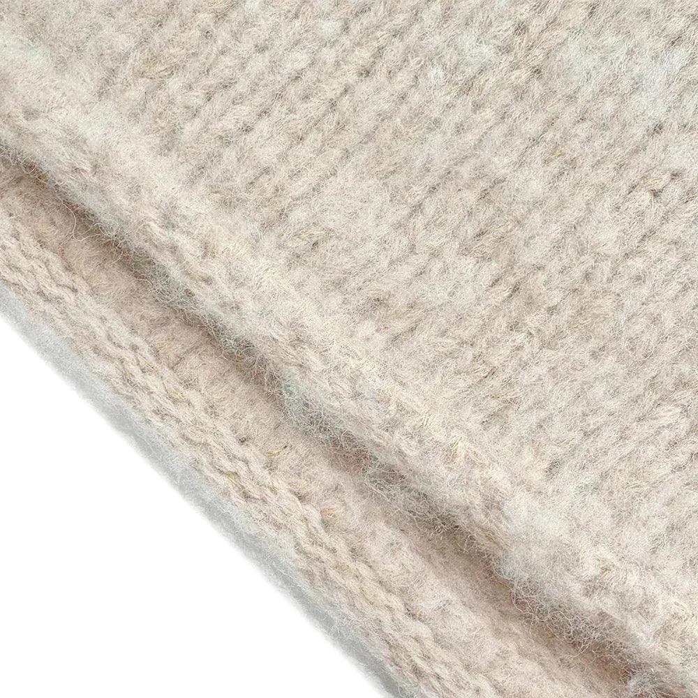 ASKYURSELF Product Page - Raw Cross Knitted Tank - Ecru - VENTURER