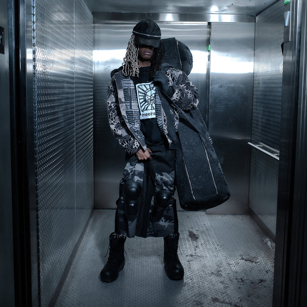 Mudcamo Burnedweb Denim Bomber