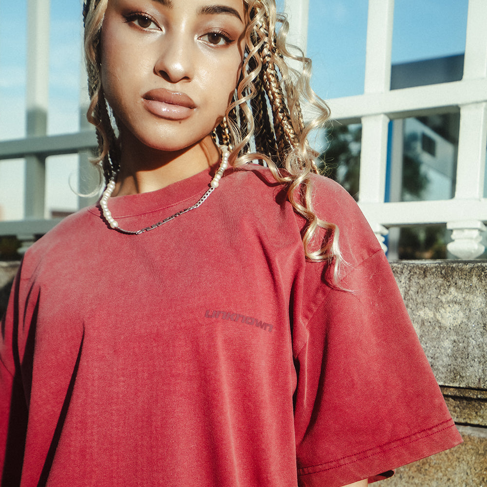 Outline Cross Rhinestone Tee