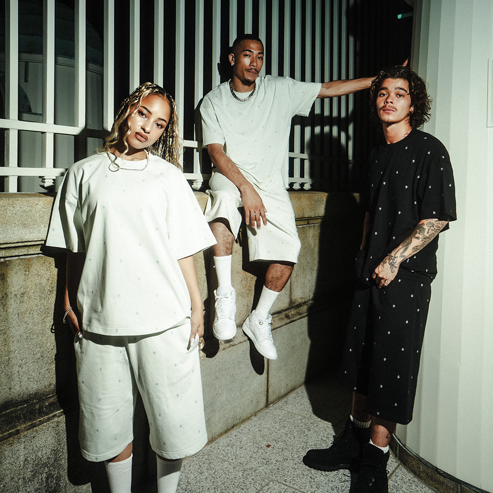 Tiny Cross Glitter Tee