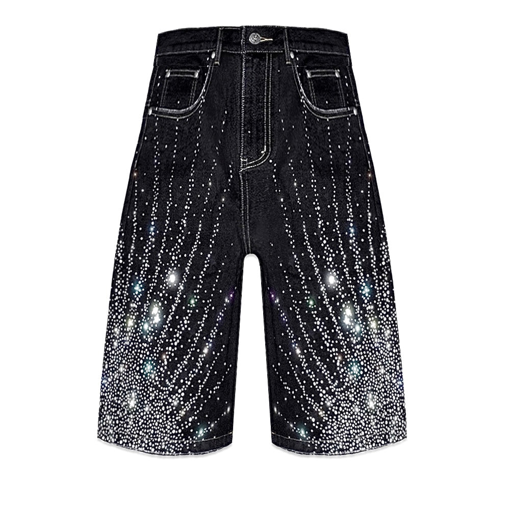 20k Diamond Starlight Denim Shorts