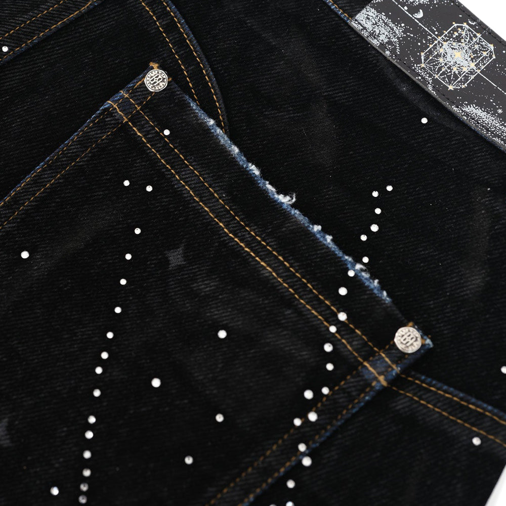 20k Diamond Starlight Denim Shorts