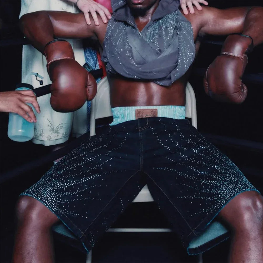 パンツ Birth Of  Child Diamond Shorts Redial 20k Diamond Shorts in Washed Black – Birth Of Royal Child