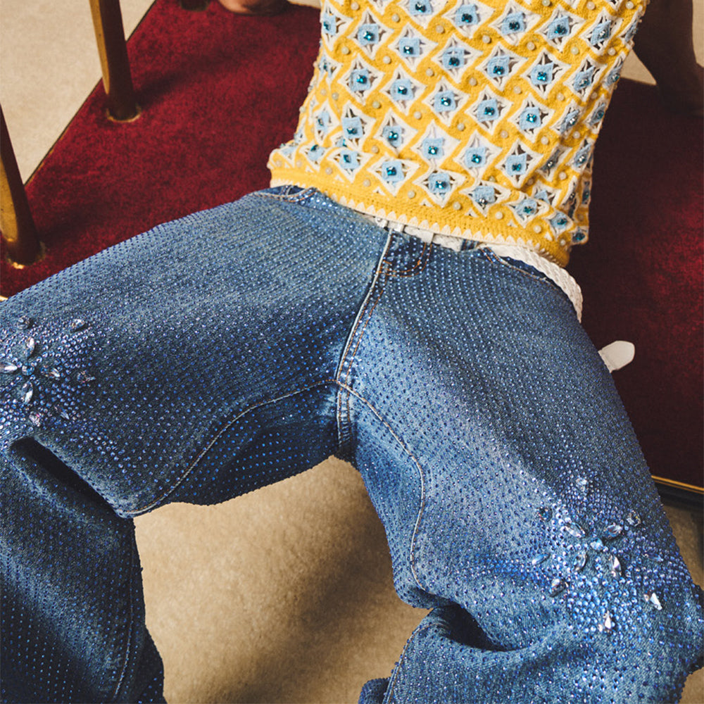 20k Diamond Stellar Denim Pants