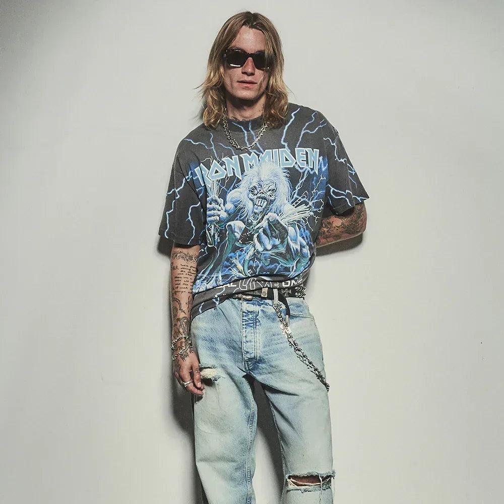 REPRESENT Product Page - Iron Maiden A Real Live One T-Shirt