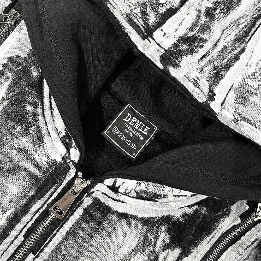 Black Swan Triple Zip Hoodie