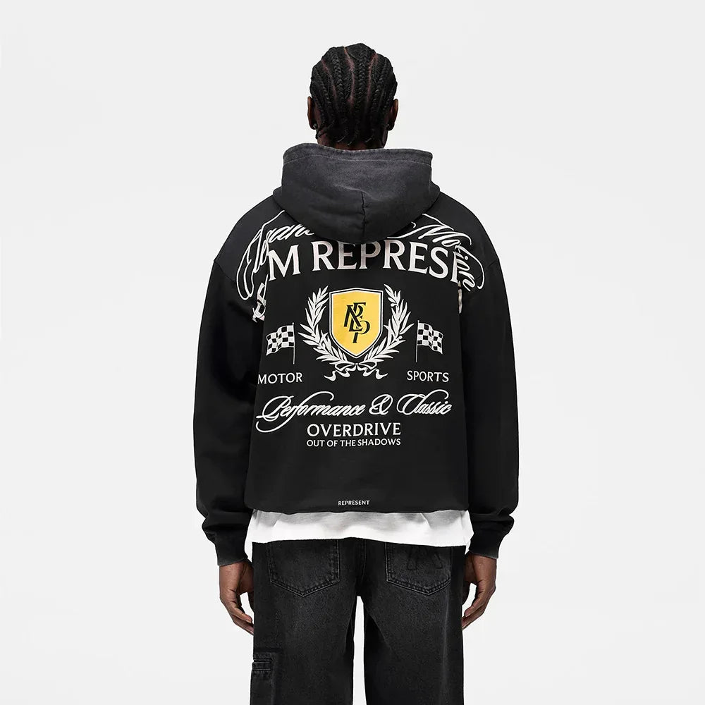 Represent Crest Hoodie - REPRESENT - VENTURER