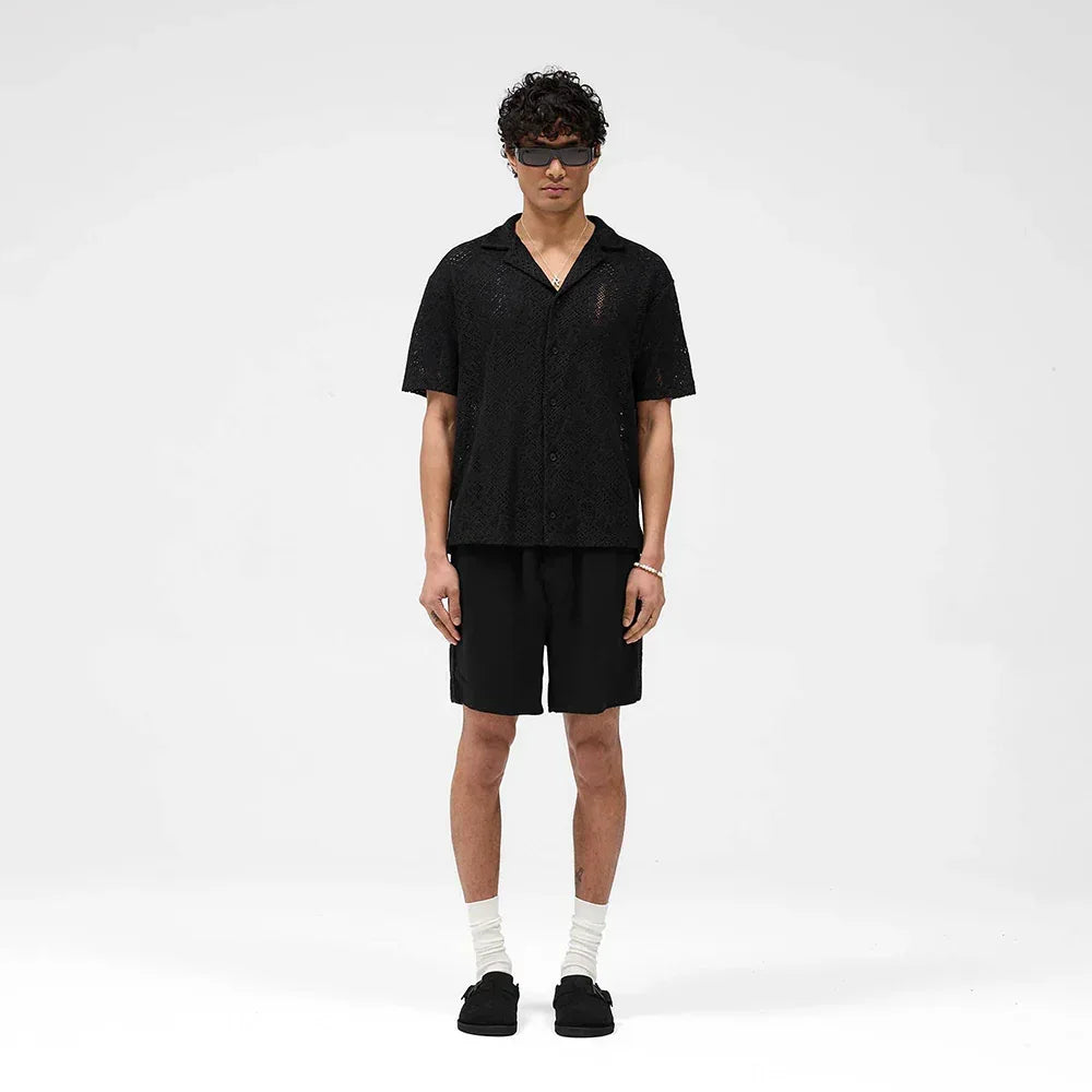 All Over Crochet Shirt - REPRESENT - VENTURER