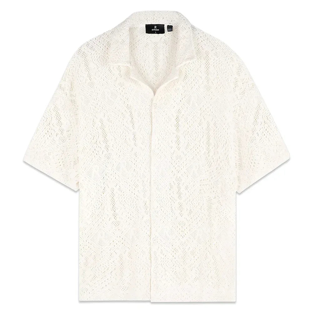 All Over Crochet Shirt - REPRESENT - VENTURER