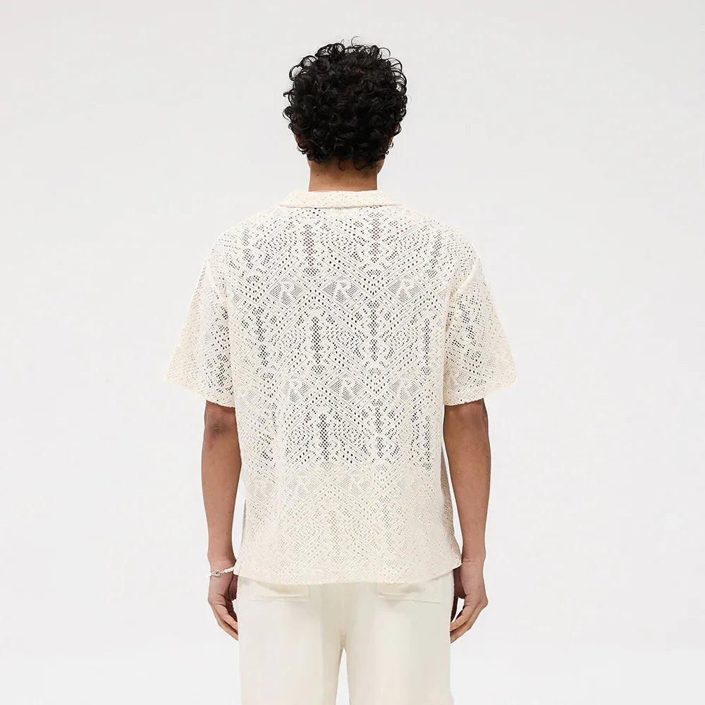 All Over Crochet Shirt - REPRESENT - VENTURER