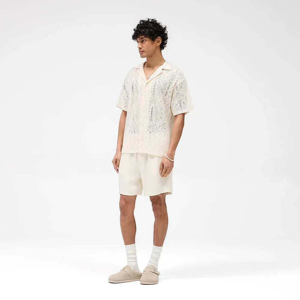 All Over Crochet Shirt - REPRESENT - VENTURER