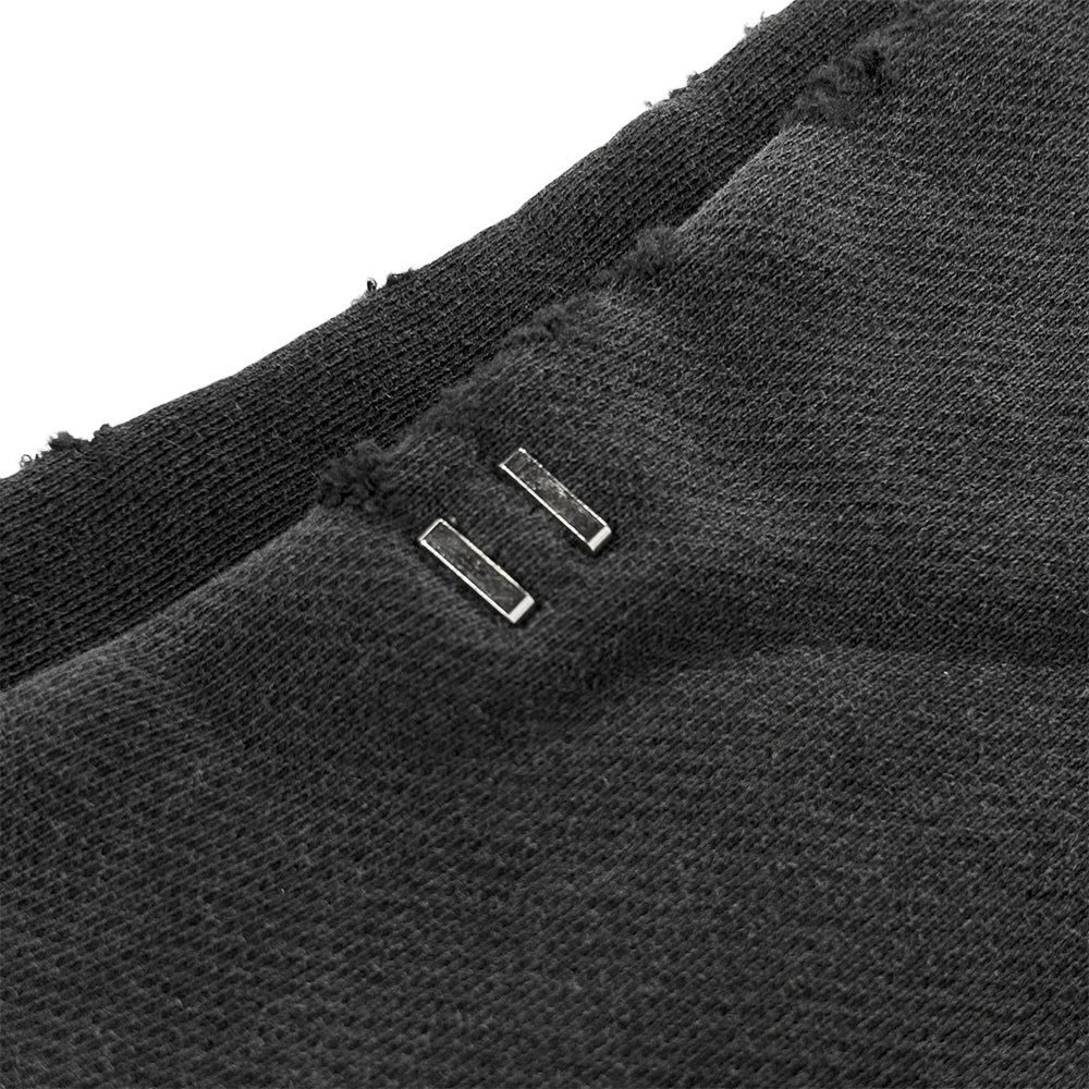 Cropped Vintage Zip Hoodie