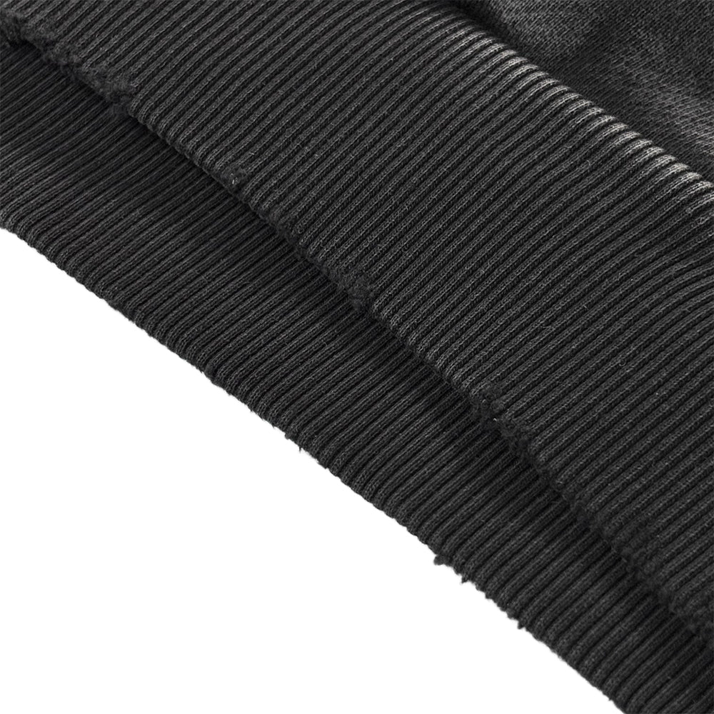 Cropped Vintage Zip Hoodie