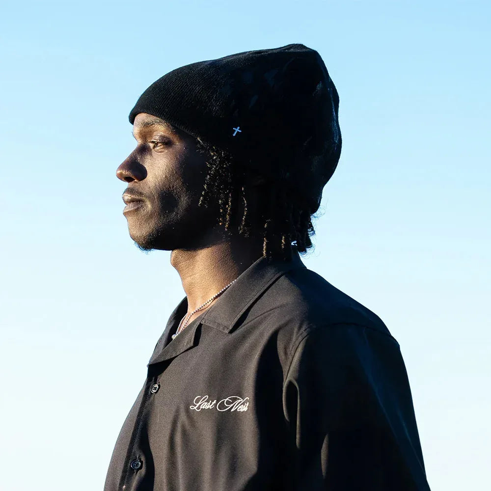 LAST NEST(ラストネスト)商品ページ - Coating Beanie - Black