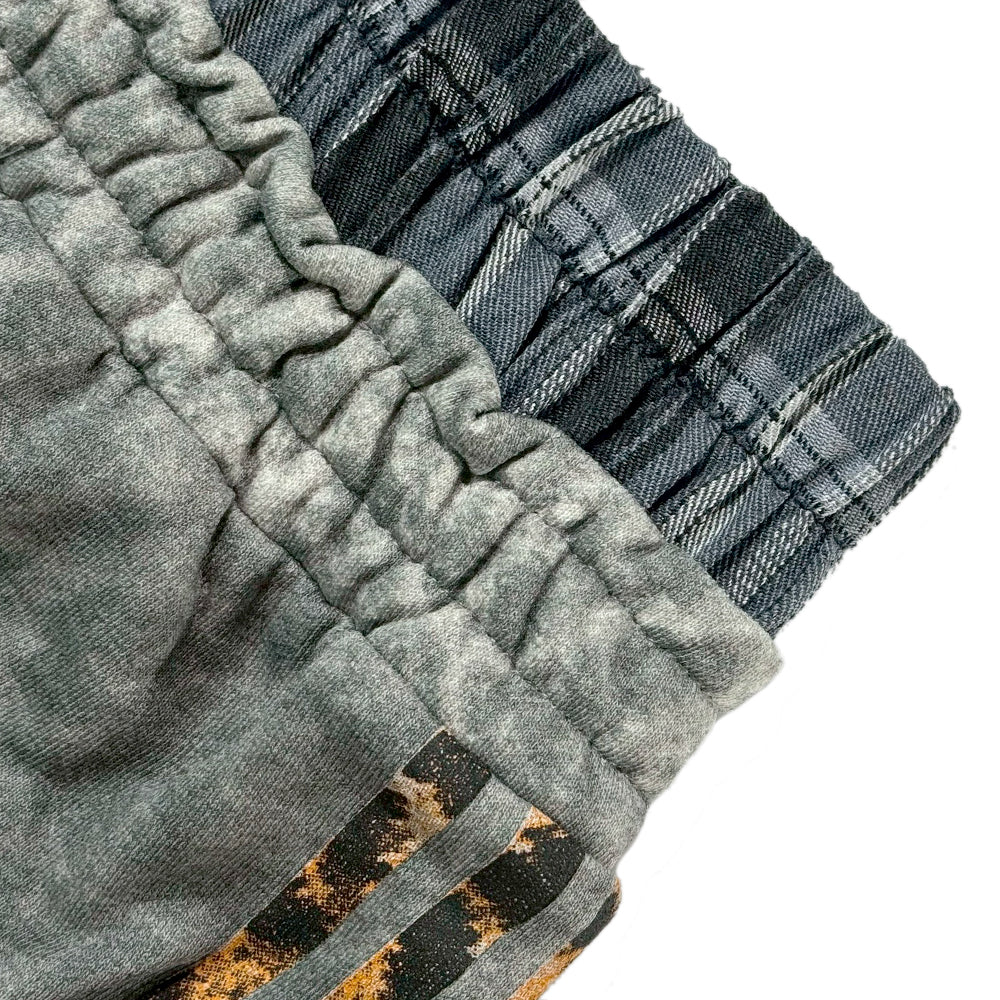 Leopard Royal Knight Club Waxed Pants