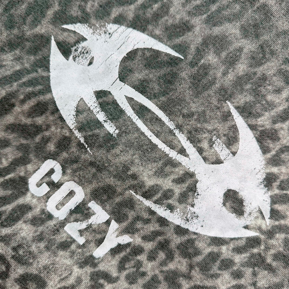 Leopard Royal Knight Club Waxed Hoodie