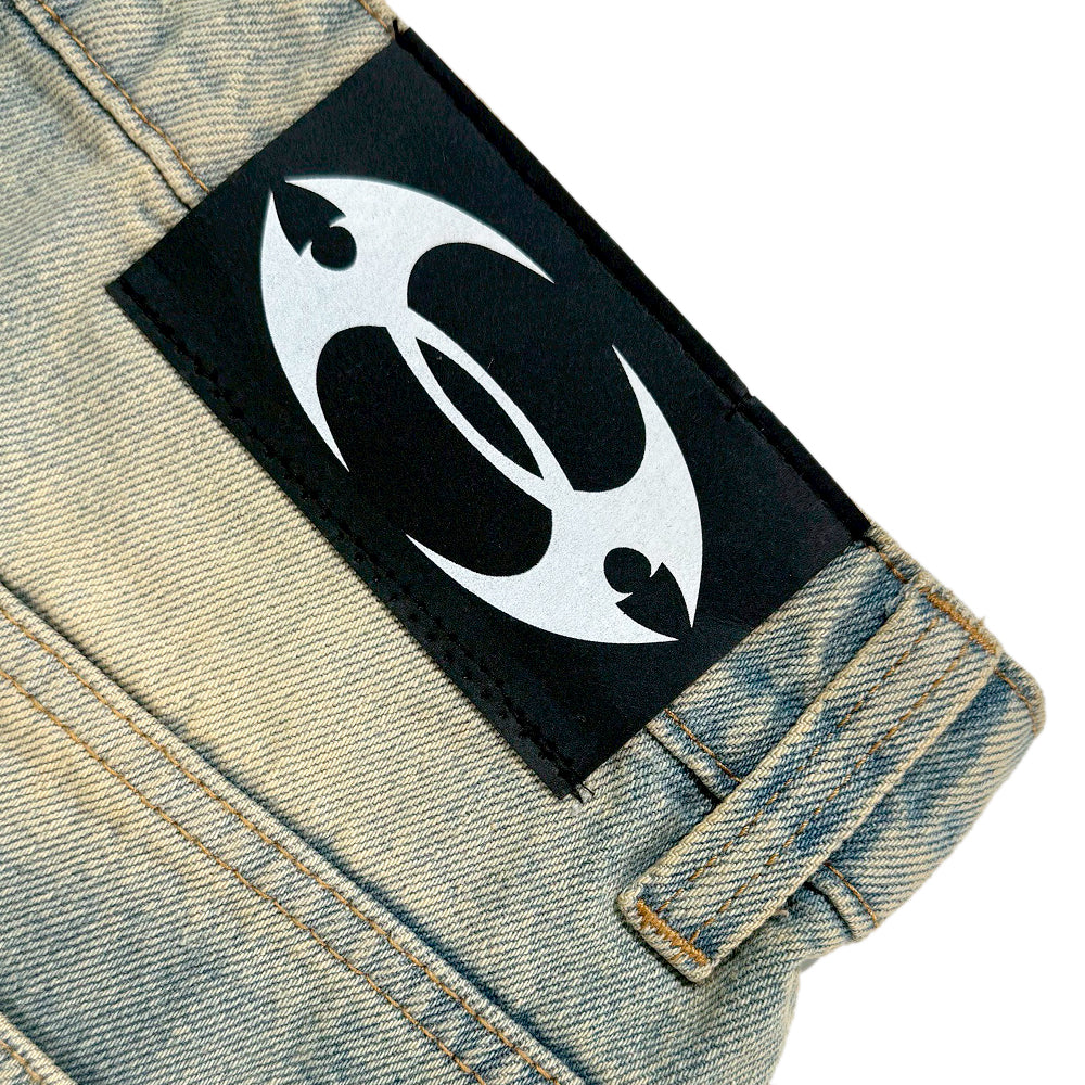 Lifestyle Vintage Waxed Baggy Jeans