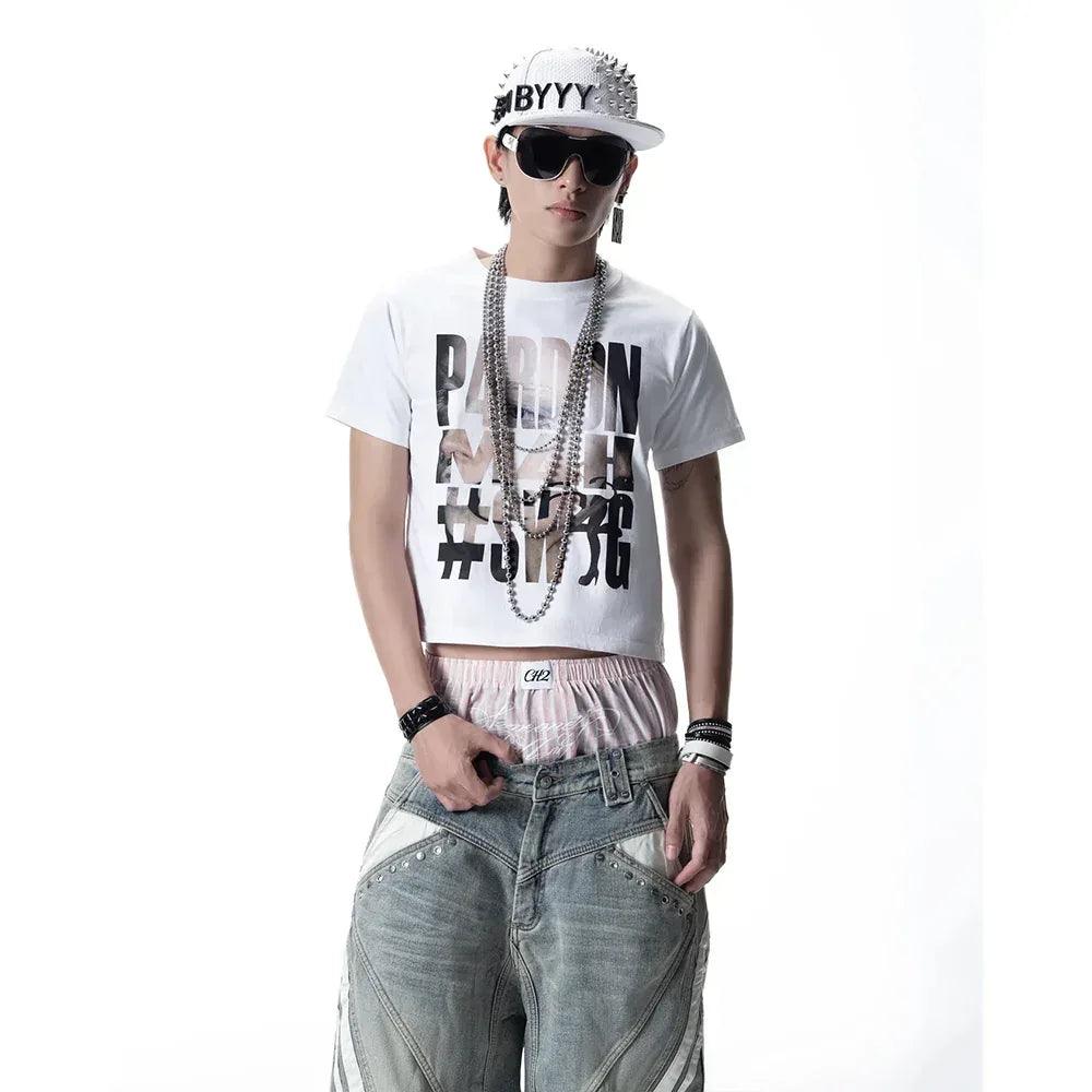 ch2flexingsohard ピンクロンT CH2 (シーエイチツー)商品ページ - ＜/2Pardon My Swag T-Shirt