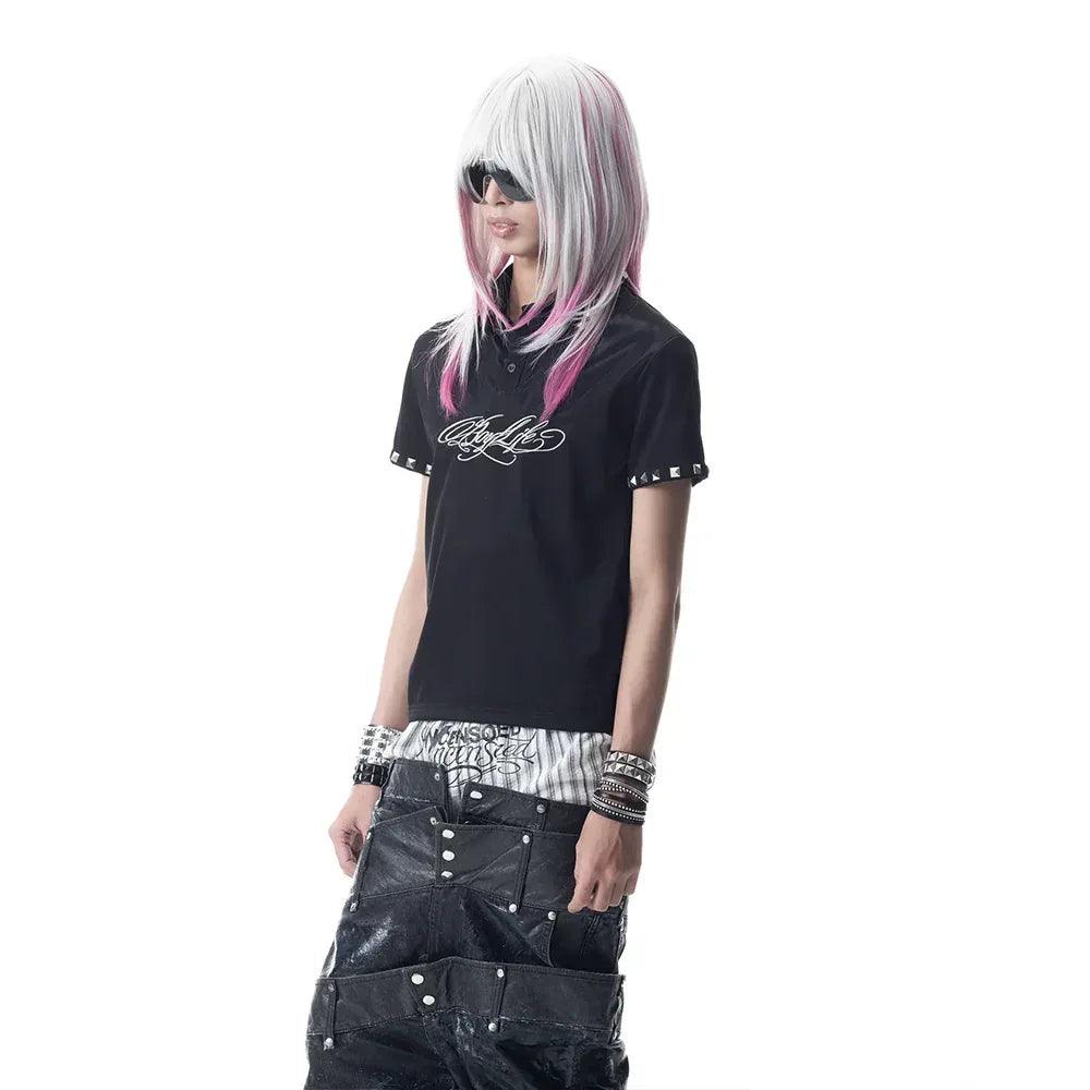 希少CH2 FLEXIN’ SOHARD Tシャツ M archive swag CH2 (C-H2) Product Page - 〈/2Boylife Studded Polo - Black - VENTURER