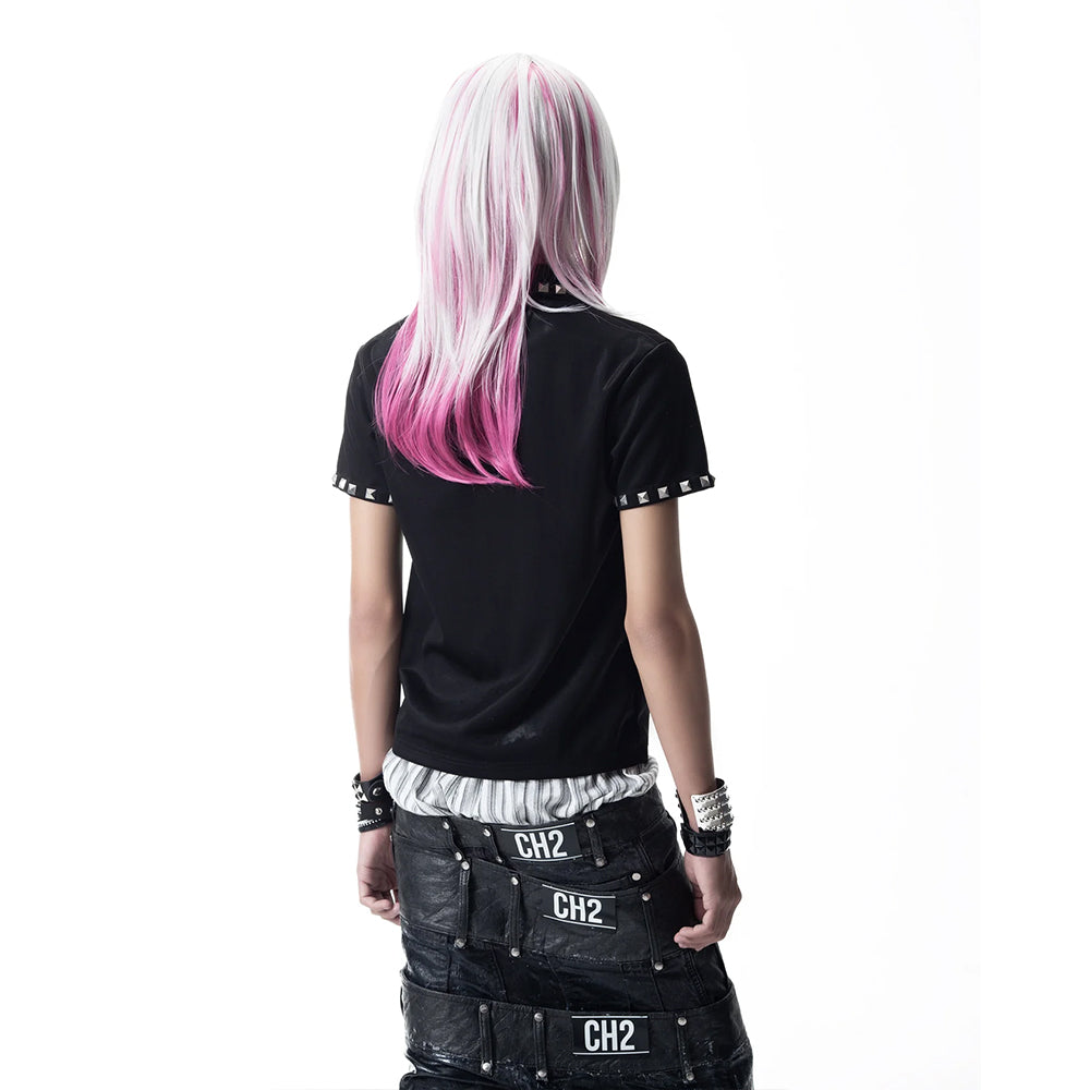 ＜/２Boylife Studded Polo