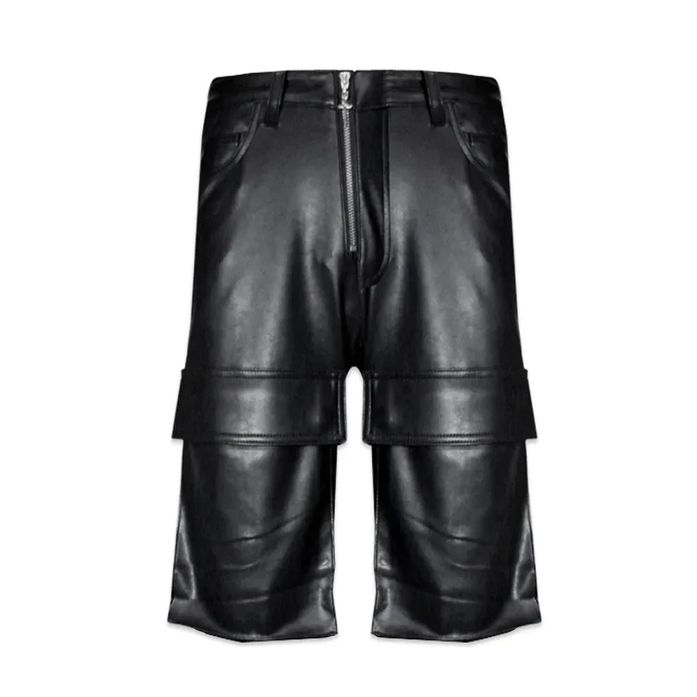 LAST NEST(ラストネスト)商品ページ - Faux Leather Cargo Pants V2