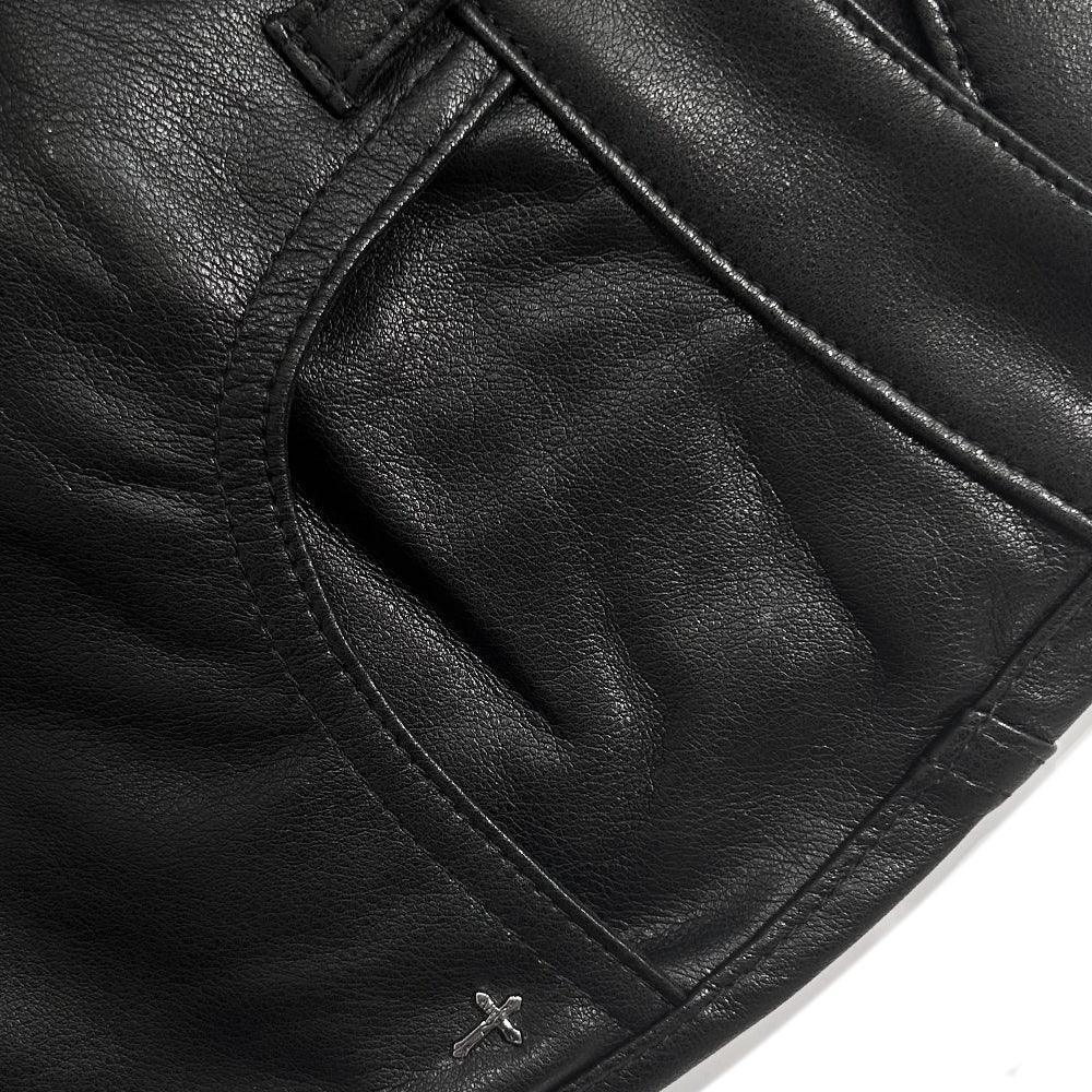 LAST NEST(ラストネスト)商品ページ - Faux Leather Cargo Pants V2