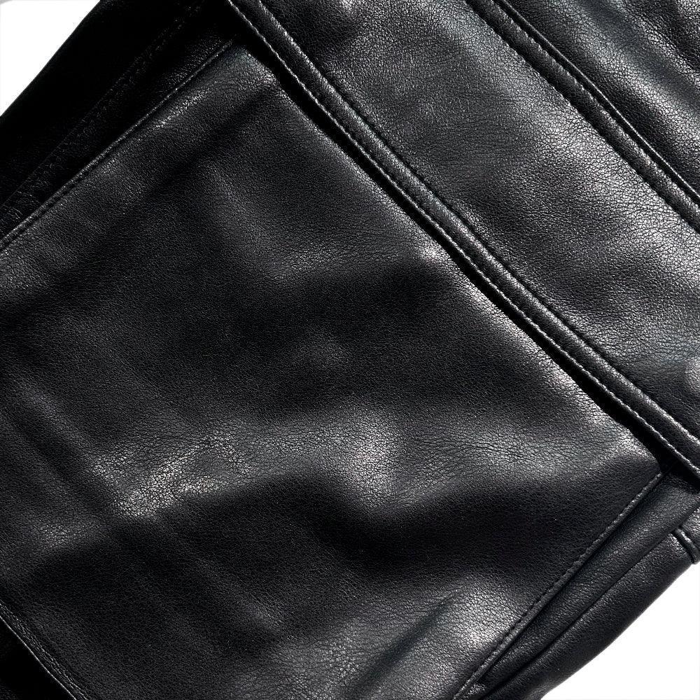 LAST NEST(ラストネスト)商品ページ - Faux Leather Cargo Pants V2