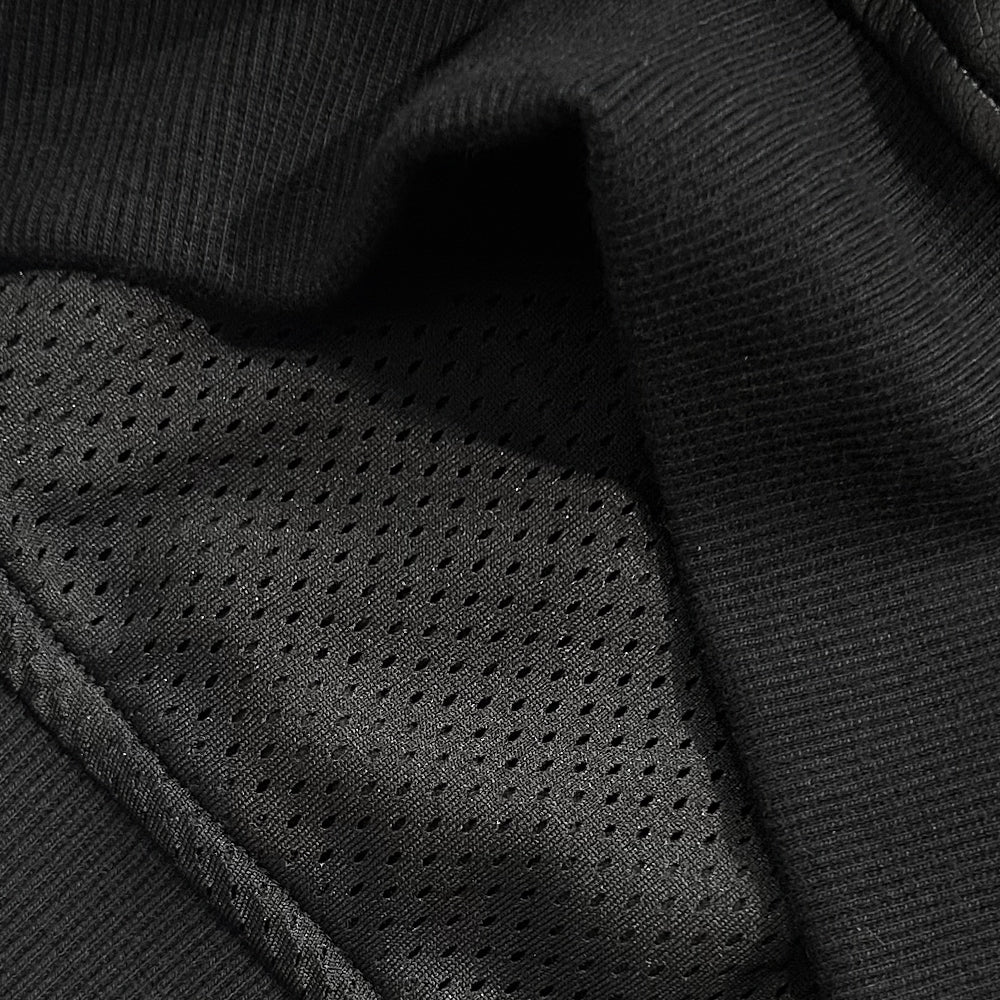 Faux Leather Crewneck