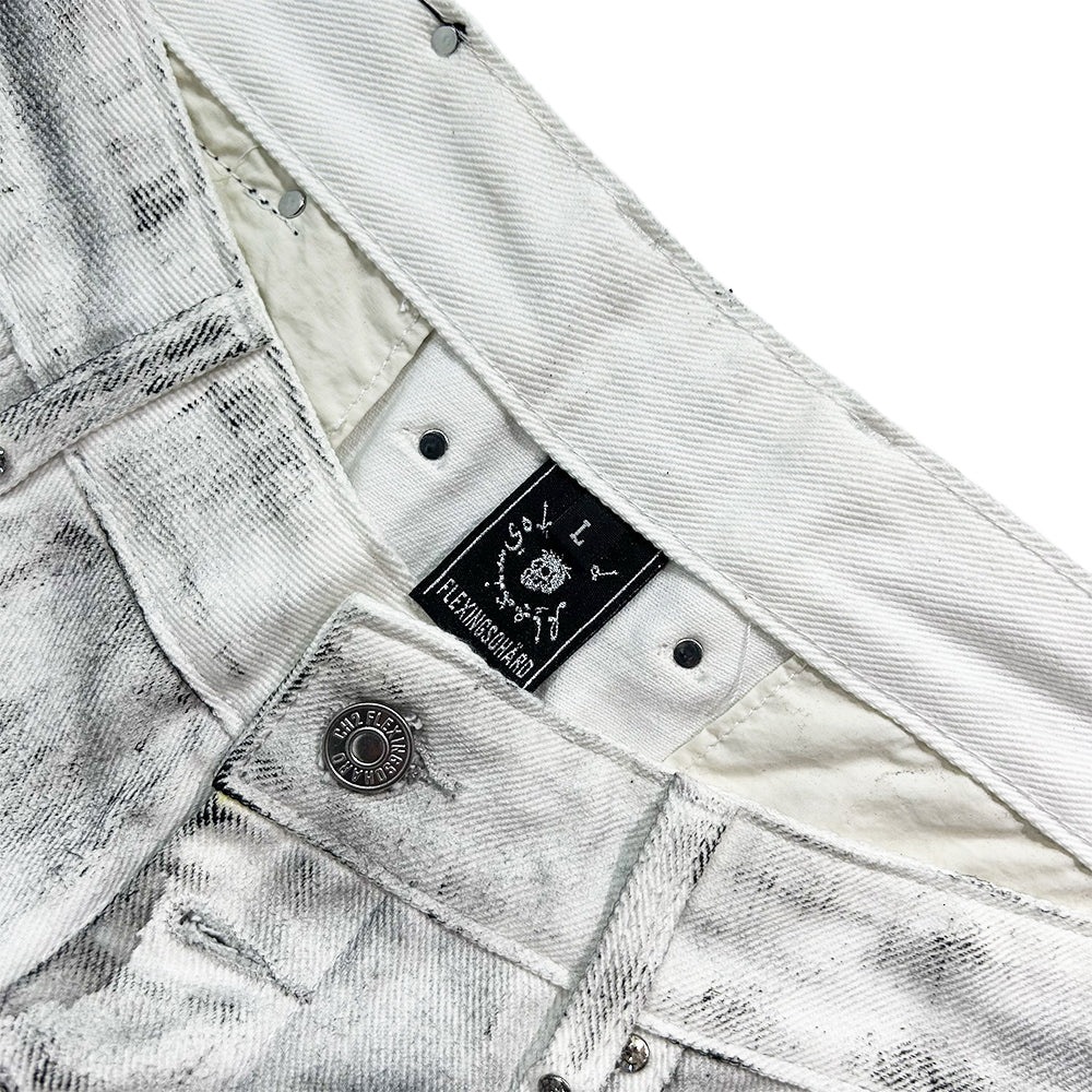 ＜/２ Double Waist Jeans